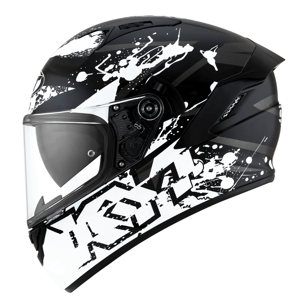 KYT NFR Neutron White Gloss Helmet