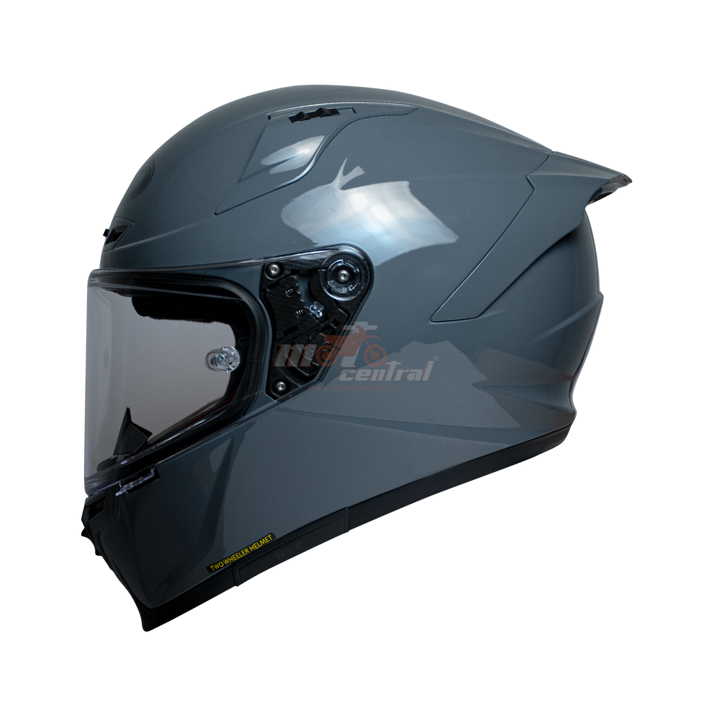 KYT Striker 2V Plain Gloss GRL Grey Helmet