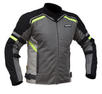 BISON RAPTOR V.2 – BLACK GREY HI-VIZ GREEN JACKET
