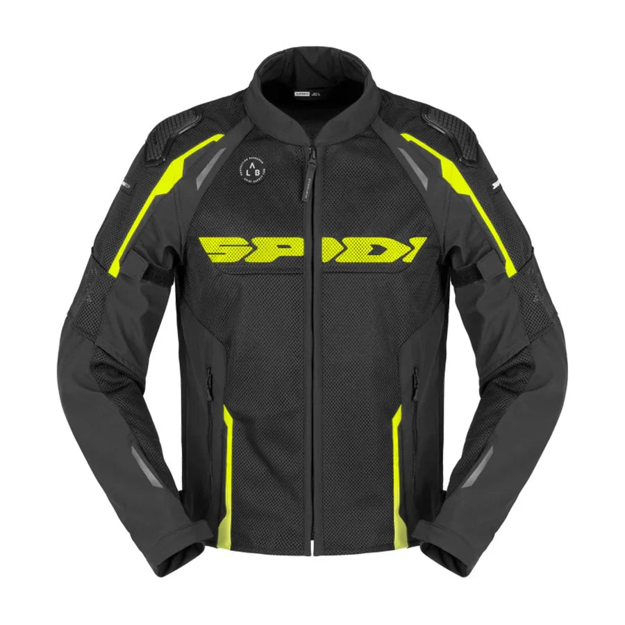 Spidi Race Warrior 2 Net Jacket - Black/Yellow