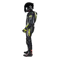 DSG GP Racing Leather Suit : Black Yellow Fluo - 1748240462AQZ4 - Master