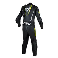 DSG GP Racing Leather Suit : Black Yellow Fluo - 1748240462AQZ4 - Master