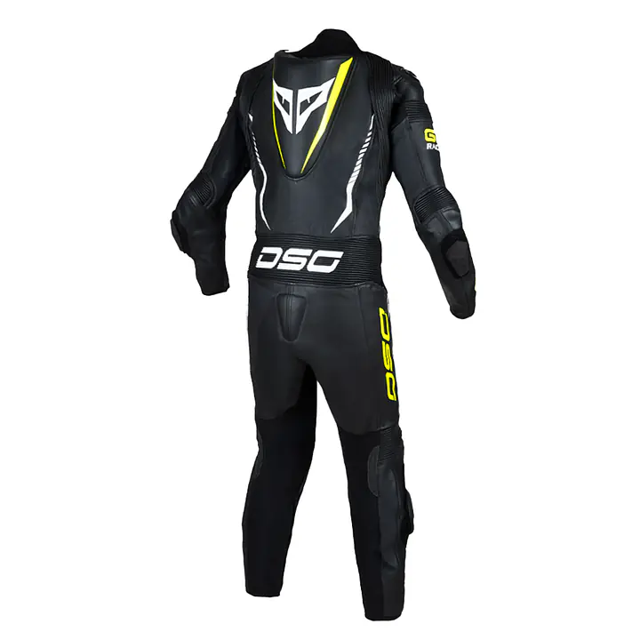DSG GP Racing Leather Suit : Black Yellow Fluo - 1748240462AQZ4 - Master