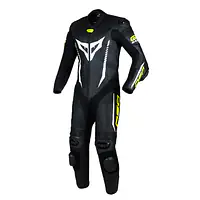 DSG GP Racing Leather Suit : Black Yellow Fluo - 1748240462AQZ4 - Master