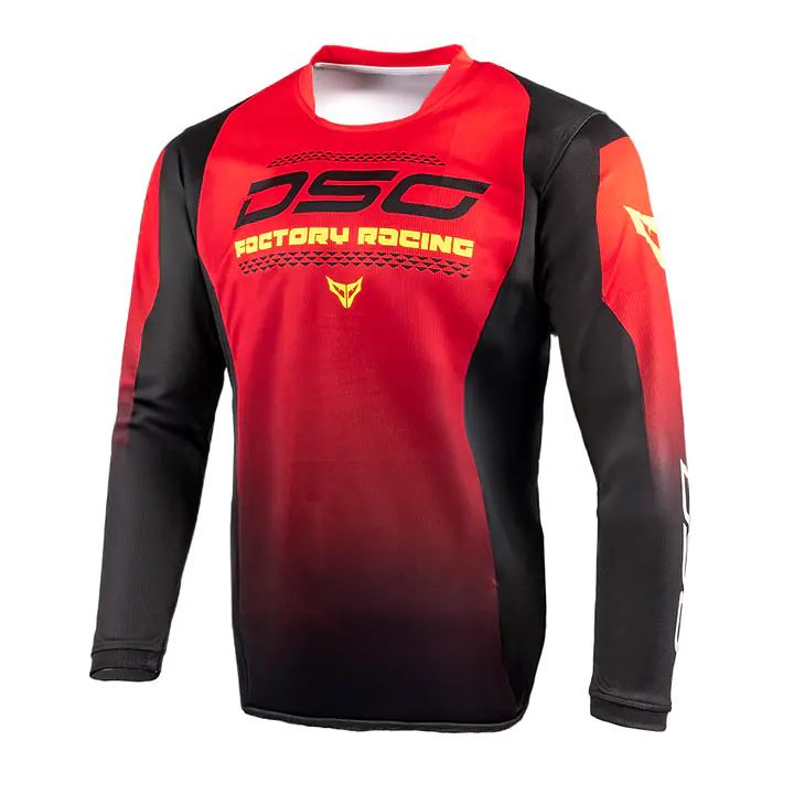 DSG FACTORY RACING JERSEY: BLACK RED GREEN FLUO - 1748240794DE14 - Master