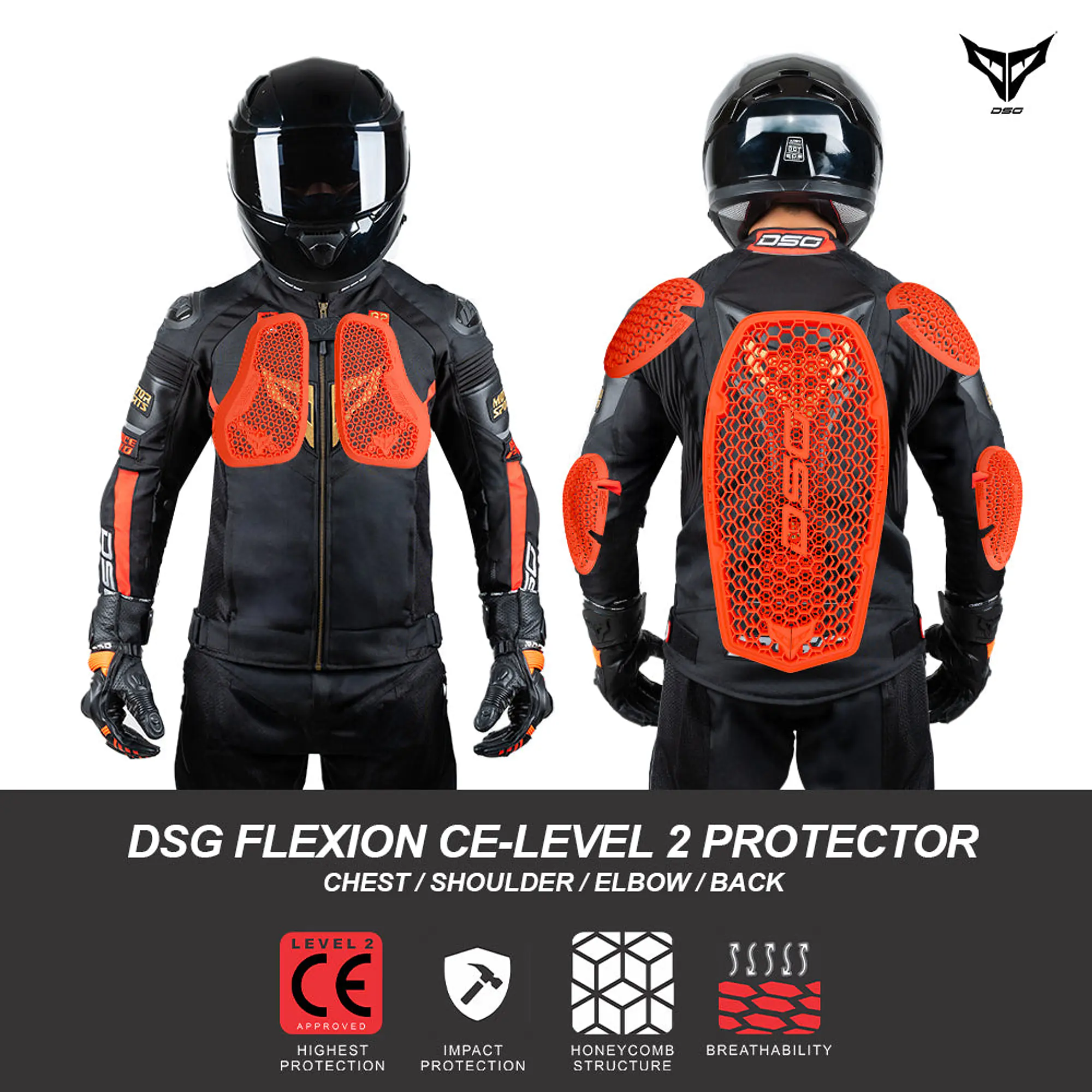 DSG Race Pro Sport Riding Jacket - 1748235325SU30 - Master