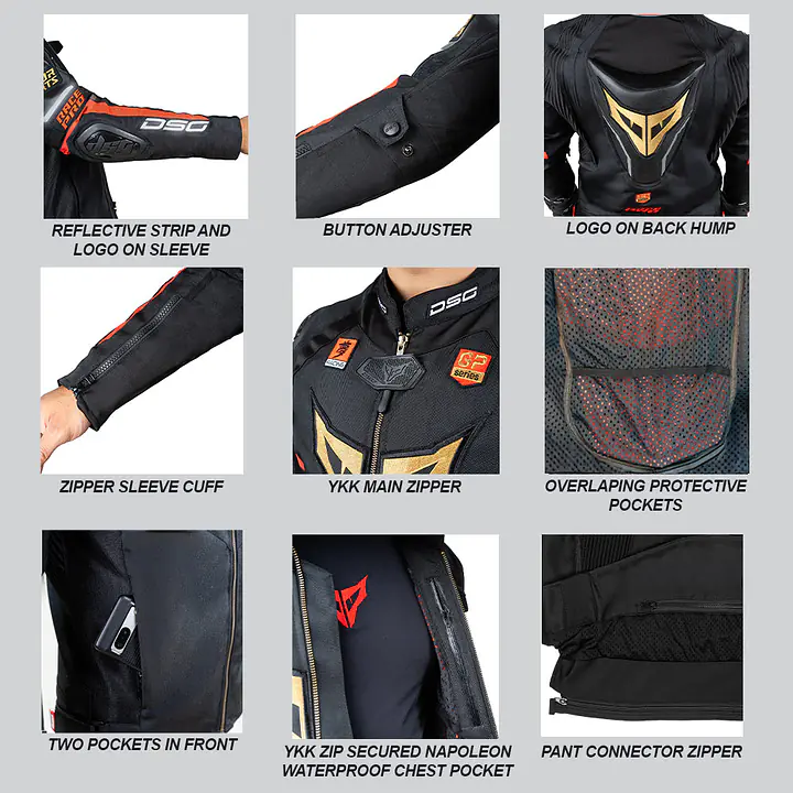 DSG Race Pro Sport Riding Jacket - 1748235325SU30 - Master