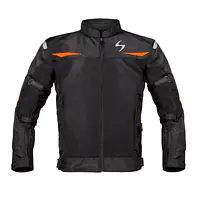 Scala Blaze Riding Jacket - Black and Orange - 1748264923I4FM - Master
