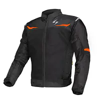 Scala Blaze Riding Jacket - Black and Orange - 1748264923I4FM - Master