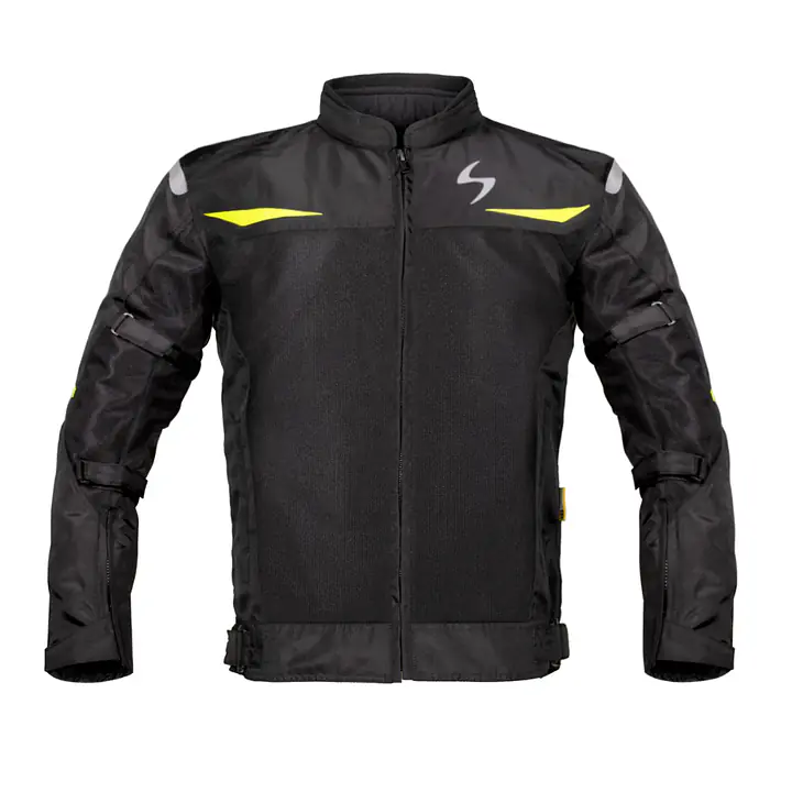 Scala Blaze Riding Jacket - Black and Orange - 1748264923I4FM - Master