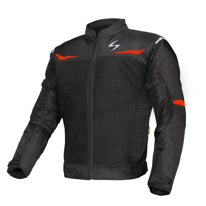 Scala Blaze Riding Jacket - Black and Red - 1748265824OHBH - Master