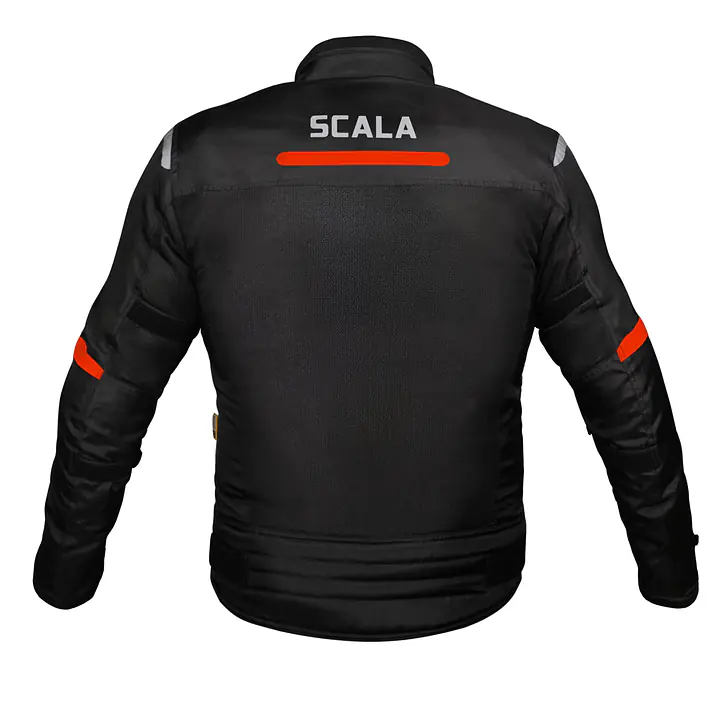 Scala Blaze Riding Jacket - Black and Red - 1748265824OHBH - Master