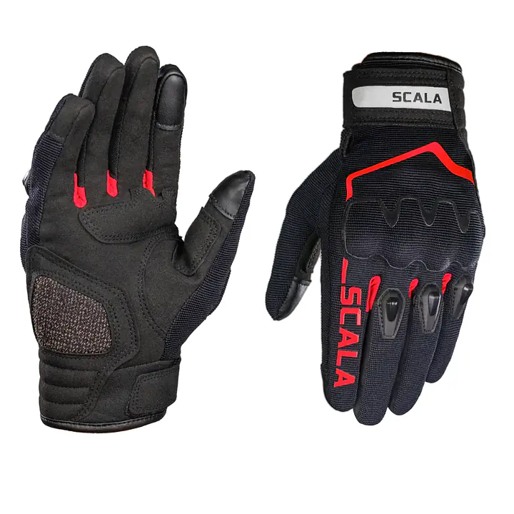 Scala Atlas Glove - Black-Red - 1748265933QMMD - Master