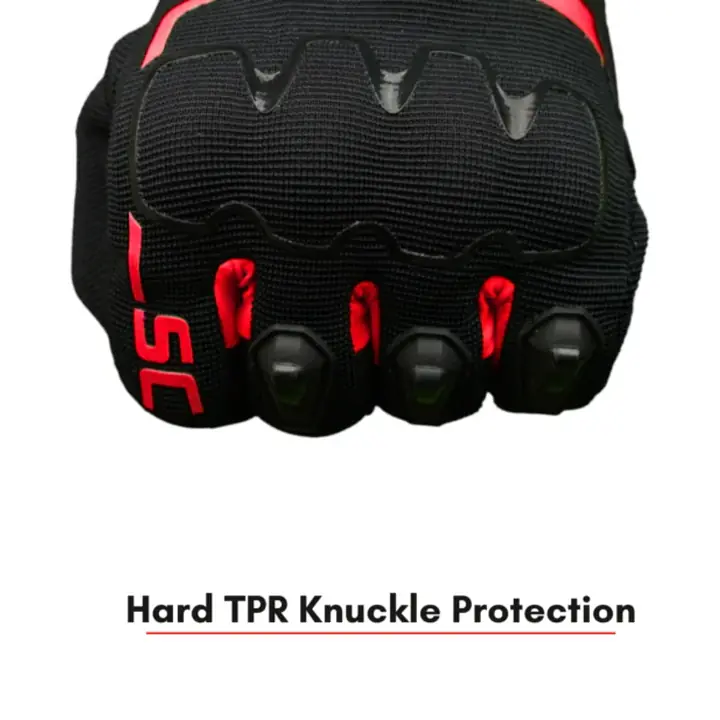 Scala Atlas Glove - Black-Red - 1748265933QMMD - Master