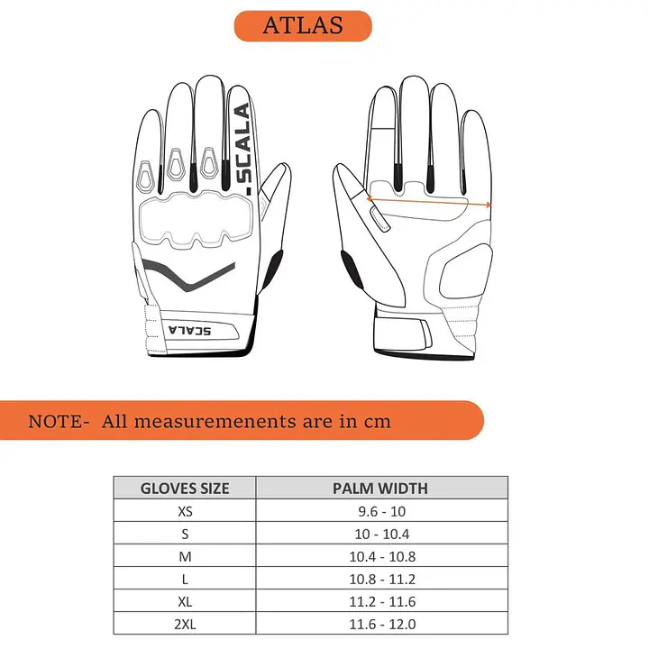 Scala Atlas Glove - Black-Red - 1748265933QMMD - Master