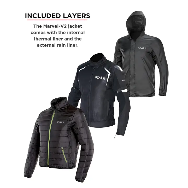 Scala Marvel V2 Riding Jacket - Black - 1748266009W89S - Master