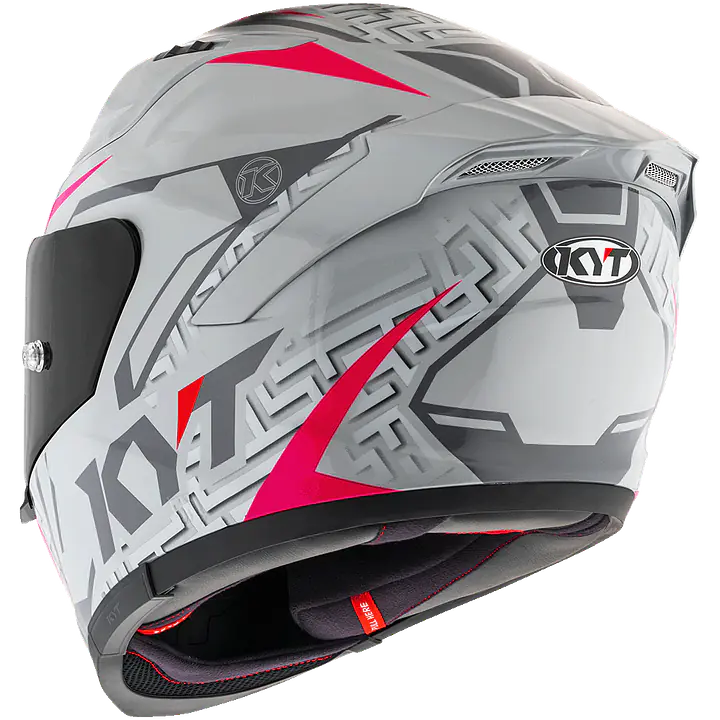 KYT Striker #02 Asphalt Grey Fuxia - 1748182403HL00 - Master