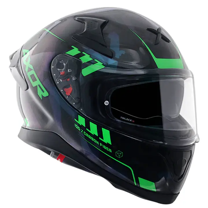 Apex Gloss Carbon Small Checks Helmet - Master