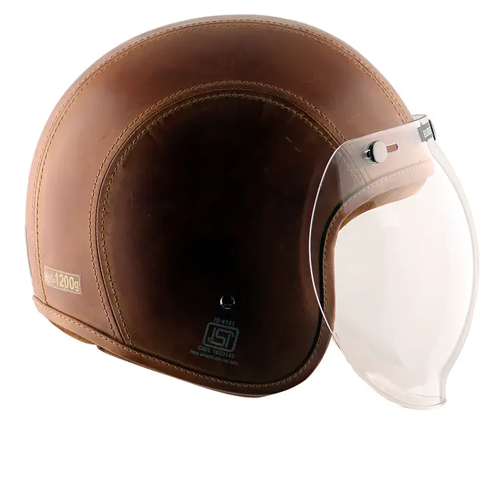 Axor Retro Jet Leather Helmet - Master