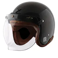 Axor Jet Carbon Small Checks helmet with Bubble Visor - Master