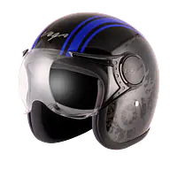 Jet Old School WVisor Helmet - Master