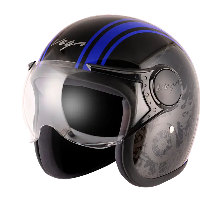 Jet Old School WVisor Helmet - Master
