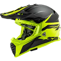 MX437 FAST EVO ROAR MATT-GLOSS BLACK HI-VIS YELLOW - 1748192129WM70 - Master