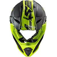 MX437 FAST EVO ROAR MATT-GLOSS BLACK HI-VIS YELLOW - 1748192129WM70 - Master