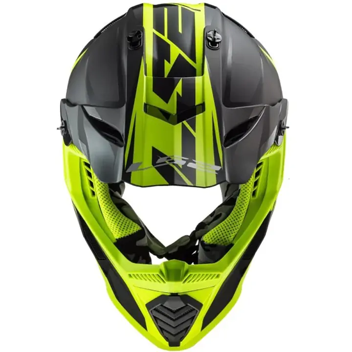 MX437 FAST EVO ROAR MATT-GLOSS BLACK HI-VIS YELLOW - 1748192129WM70 - Master