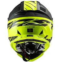 MX437 FAST EVO ROAR MATT-GLOSS BLACK HI-VIS YELLOW - 1748192129WM70 - Master