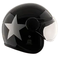 Jet Star W/Visor Helmet - Master