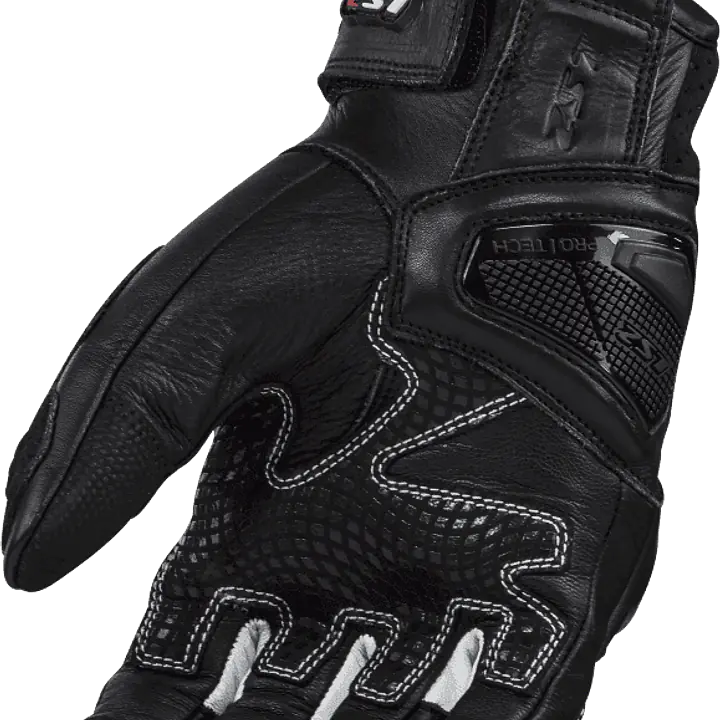 LS2 SPARK II LEATHER GLOVES BLACK WHITE - 1748192295RBXY - Master