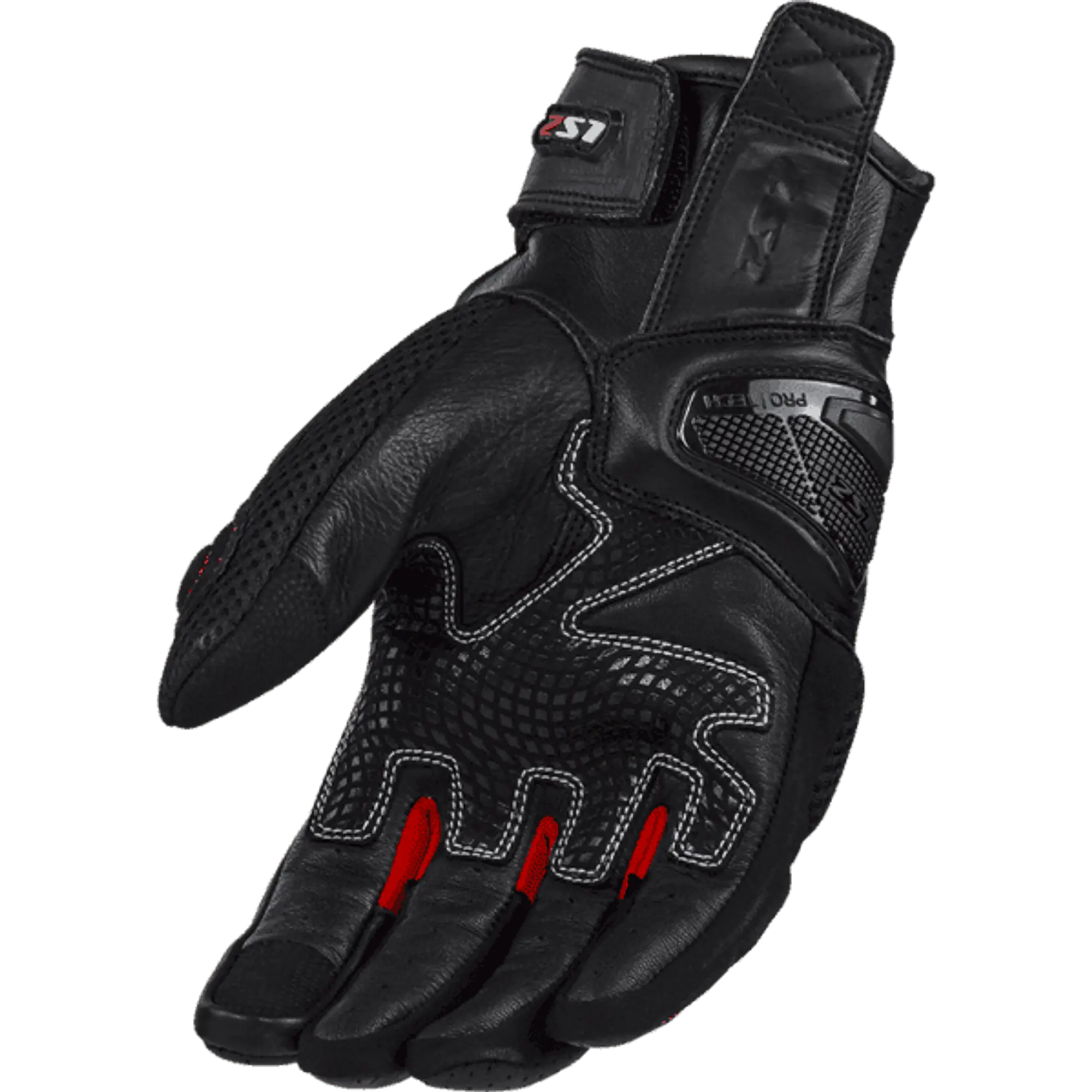 LS2 SPARK II AIR GLOVES BLACK RED WHITE - 174819253332VZ - Master