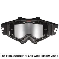 LS2 AURA GOGGLE BLACK WITH IRIDIUM VISOR - 1748192254NYBU - Master