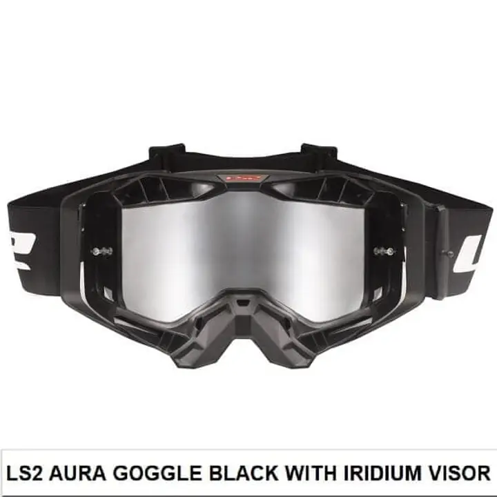 LS2 AURA GOGGLE BLACK WITH IRIDIUM VISOR - 1748192254NYBU - Master