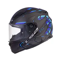 FF320 STREAM EVO ZUKO MATT BLACK BLUE WITH PINLOCK - 1748192776GJB5 - Master