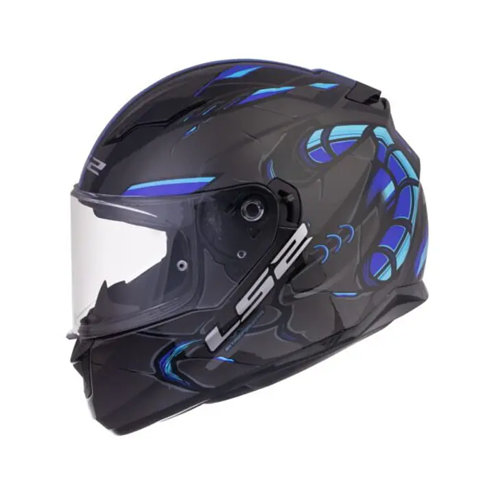 FF320 STREAM EVO ZUKO MATT BLACK BLUE WITH PINLOCK - 1748192776GJB5 - Master