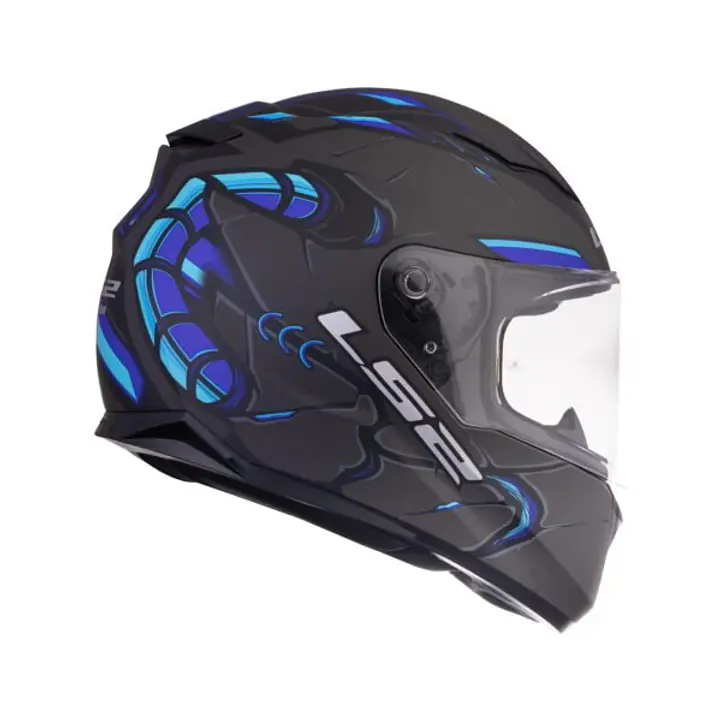 FF320 STREAM EVO ZUKO MATT BLACK BLUE WITH PINLOCK - 1748192776GJB5 - Master