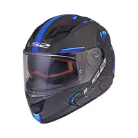 FF320 STREAM EVO ZUKO MATT BLACK BLUE WITH PINLOCK - 1748192776GJB5 - Master