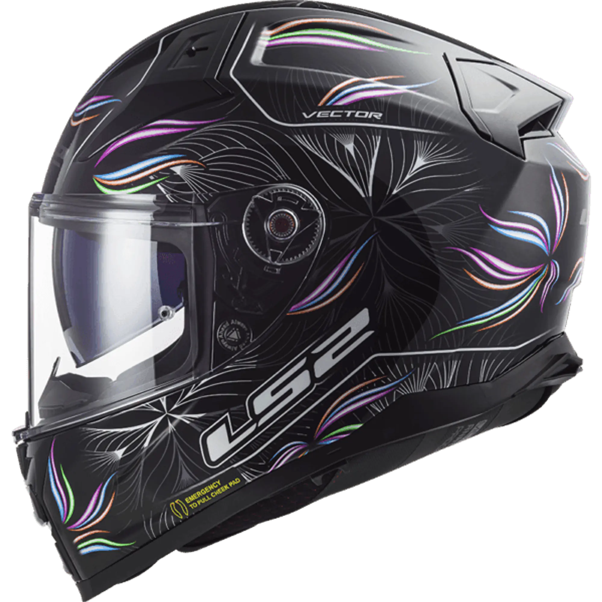 FF811 VECTOR II TROPICAL GLOSS BLACK WHITE - 1748192613N9V1 - Master