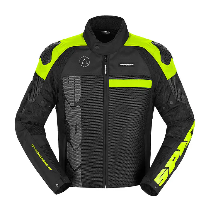 Spidi  |  7111103073 Progressive Net Windout Jacket - Black/Yellow - Master