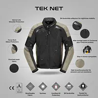Spidi  |  7111103054 Tek Net Jacket - Sand - Master