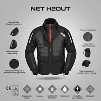 Spidi  |  7111103012  Net H2Out Jacket - Black - Master