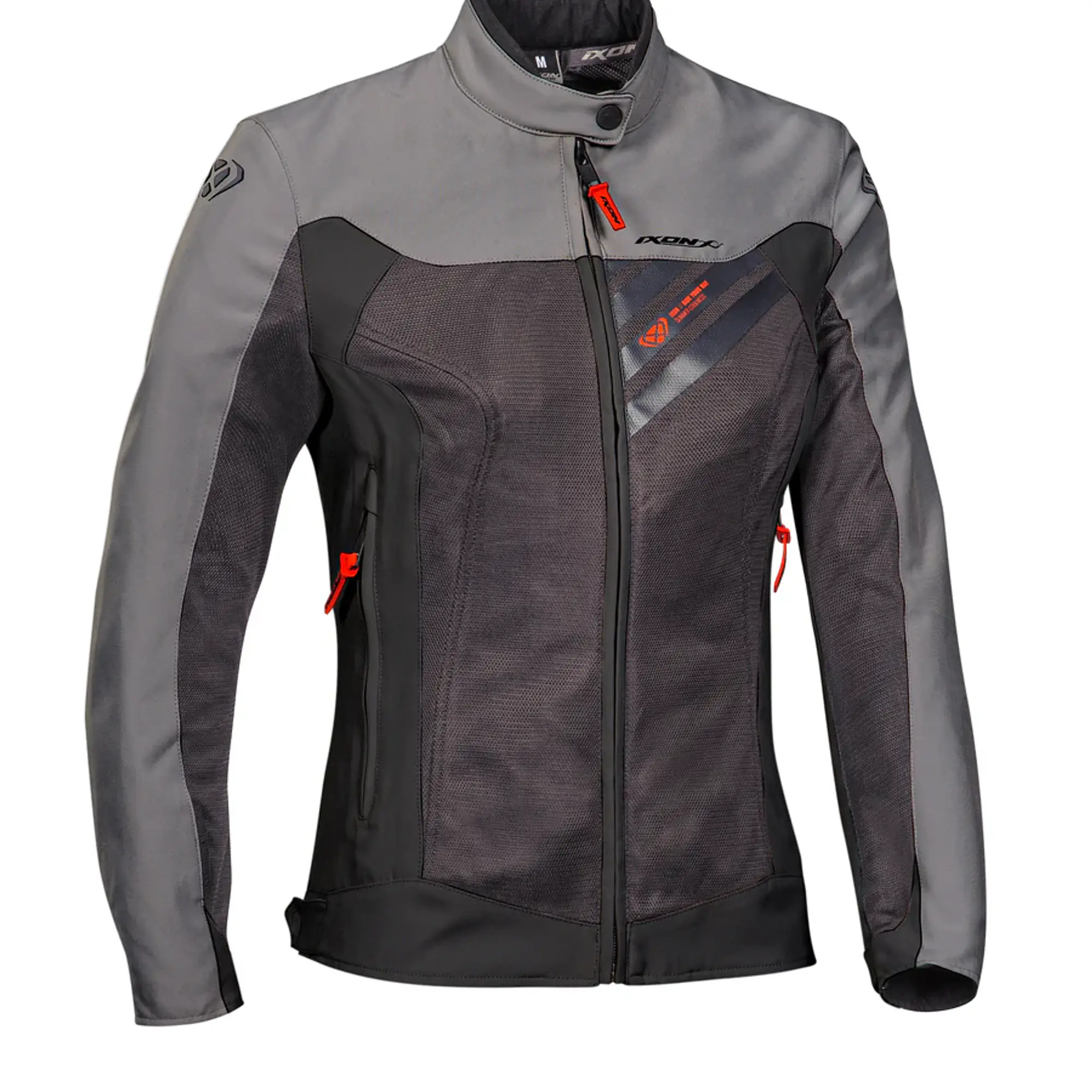 Ixon  |  7121102232  Orion Lady Jacket - Anthracite/Grey/Red - Master