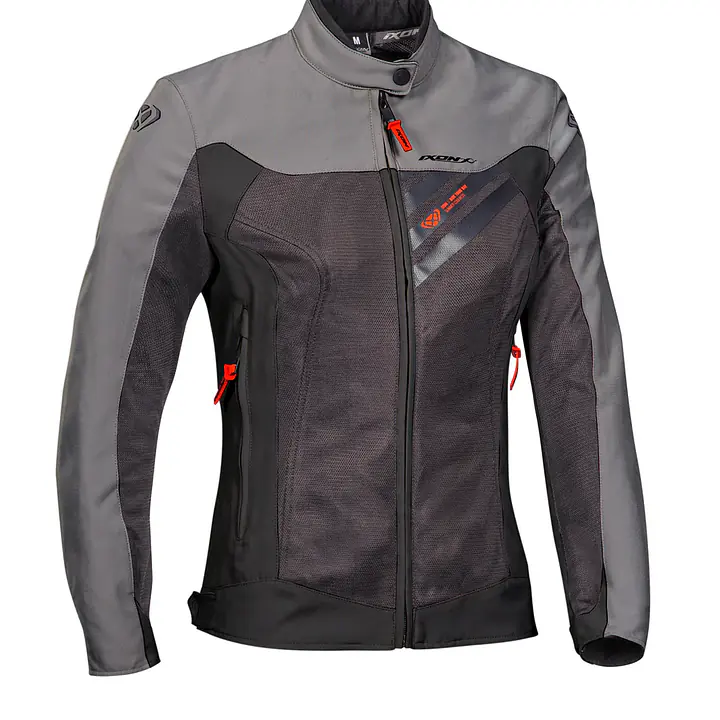 Ixon  |  7121102232  Orion Lady Jacket - Anthracite/Grey/Red - Master