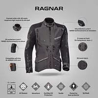 Ixon  |  7121103103  Ragnar Jacket - Black/Anthracite - Master