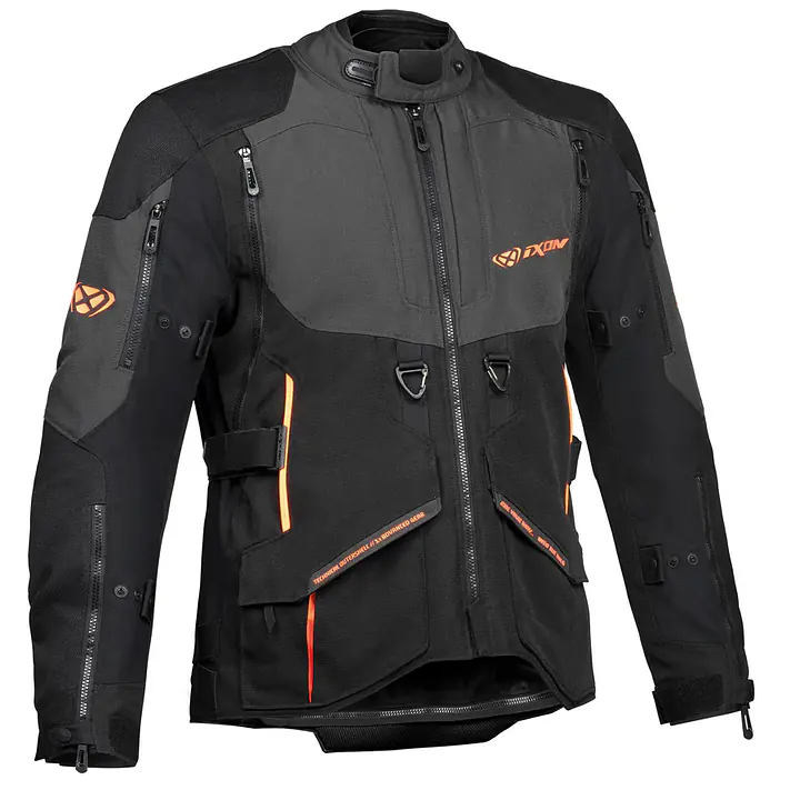 Ixon  |  7121103101  Ragnar Jacket - Black/Anthracite/Orange - Master