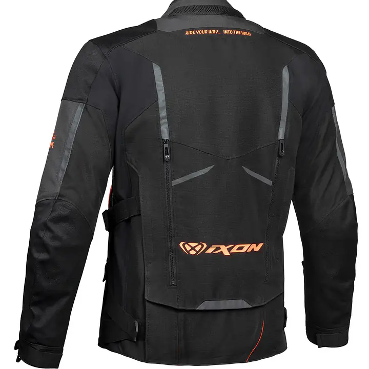 Ixon  |  7121103101  Ragnar Jacket - Black/Anthracite/Orange - Master