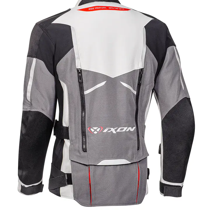 Ixon  |  7121103102  Ragnar Jacket - Black/Grey/Red - Master