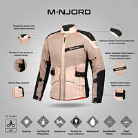 Ixon  |  7121103092  M-Njord Jacket - Sand/Black/Red - Master